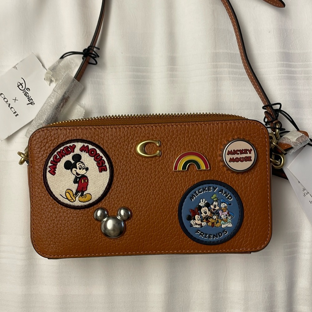 NEW Disney x Coach patchwork crossbody purse